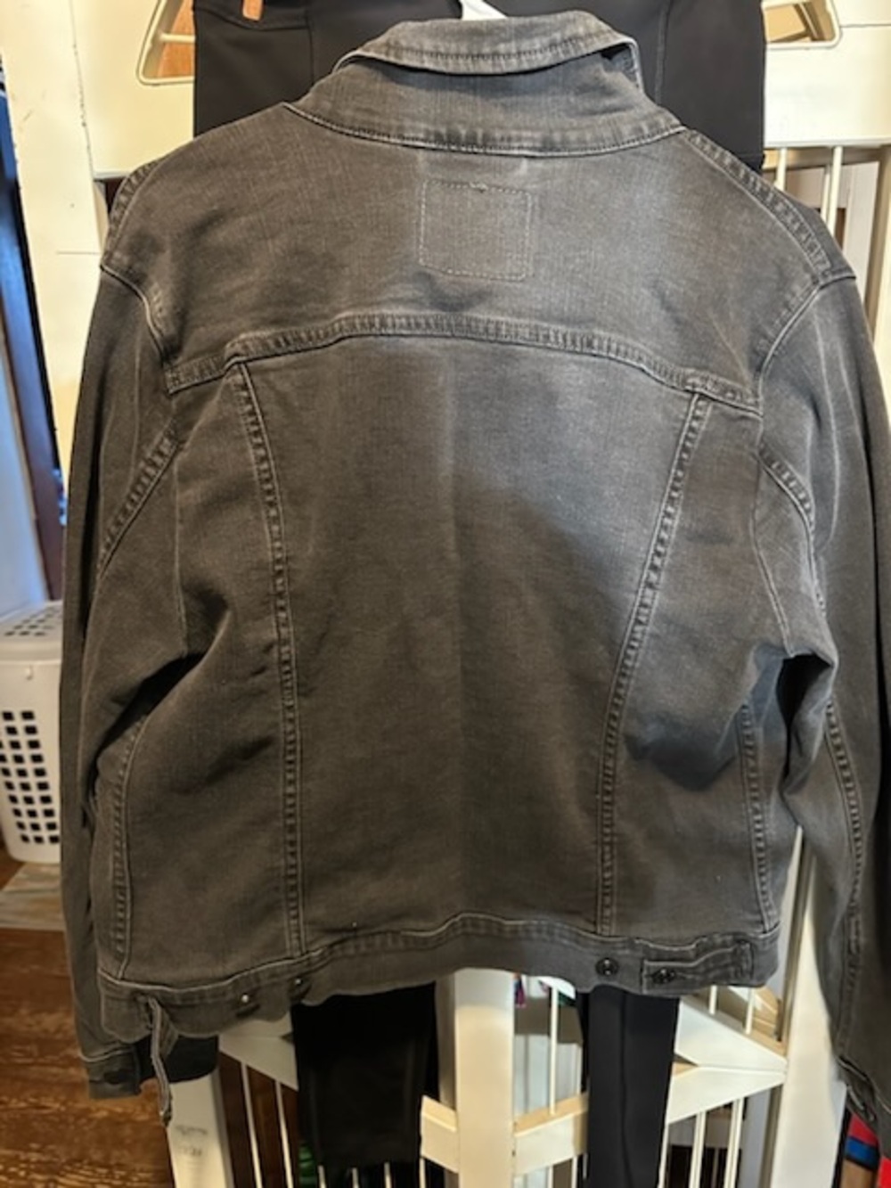 Levi's Gray Washed Denim Jacket - Women's Jean Jacket